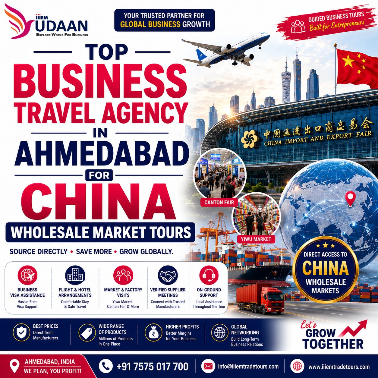 Top Business Travel Agency in Ahmedabad for China Wholesale Market Tours