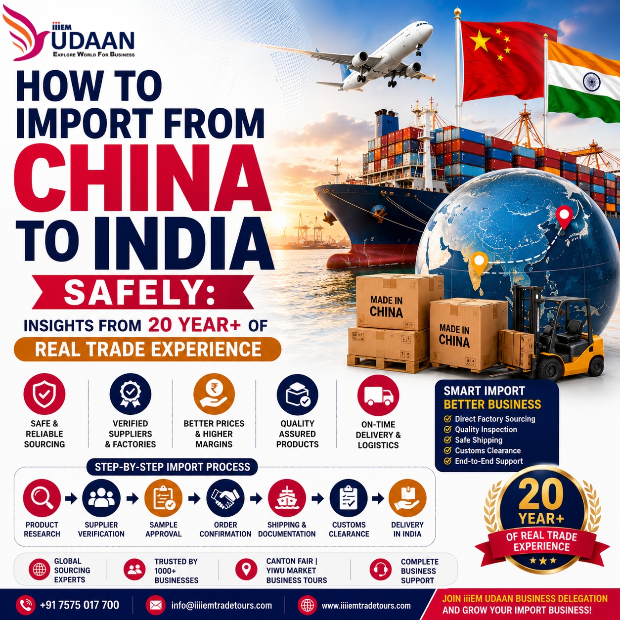 how to import from china to india