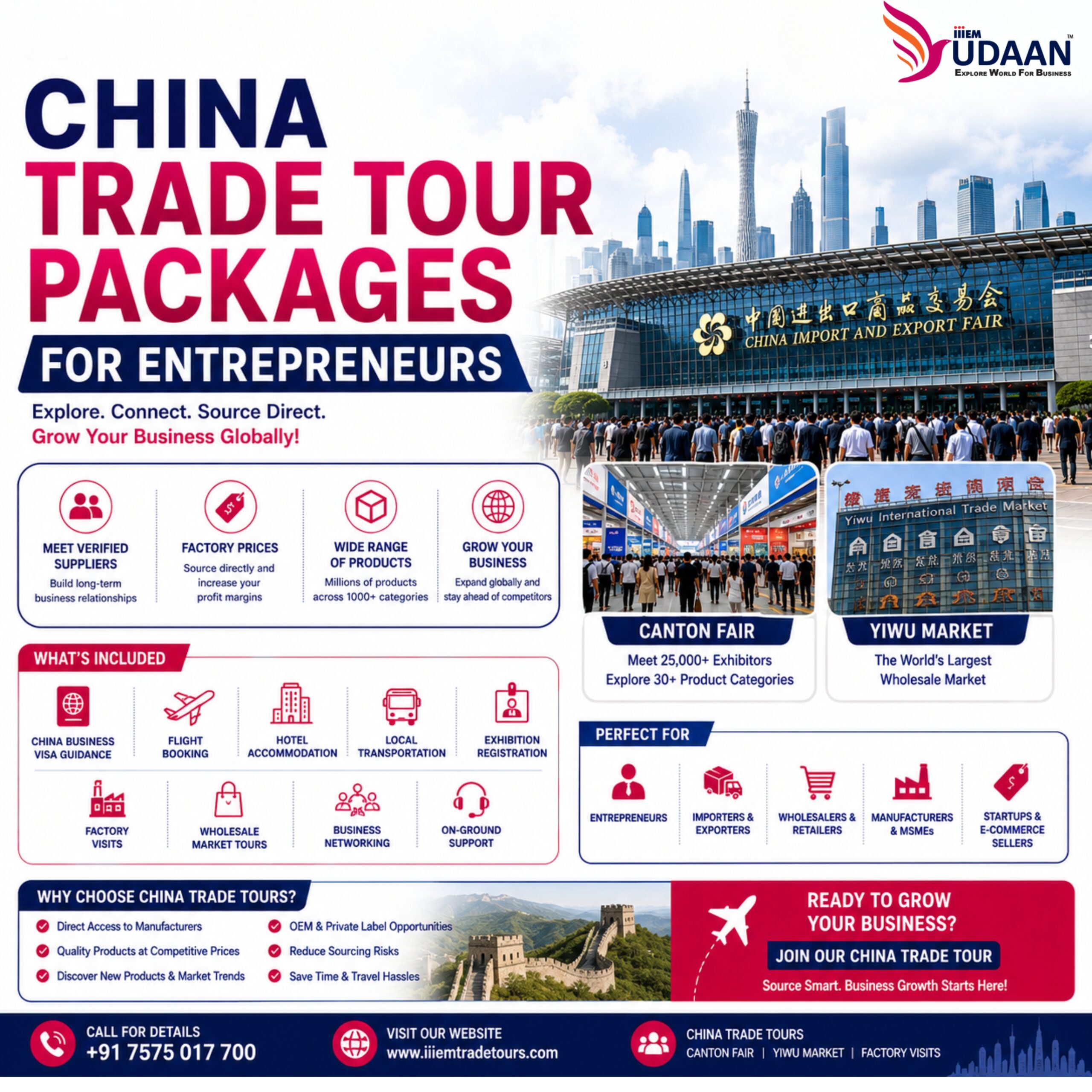 China Trade Tour Packages for Entrepreneurs